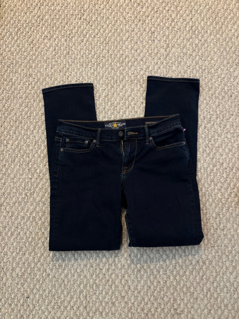 Lucky Brand Women's Dark Indigo Skinny Jeans